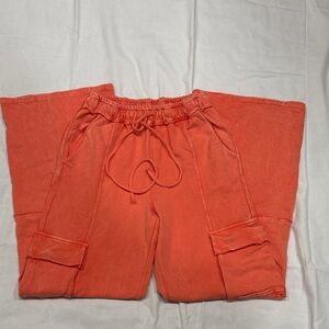 Ces Femme Coral Wide Leg Pants